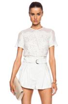 Lover Cresent Top In White,floral