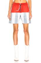 Adidas By Alexander Wang Photocopy Short In Gray,red,stripes,white