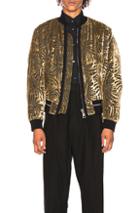 Haider Ackermann Reversible Bomber Jacket In Floral,yellow