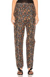 Isabel Marant Roya Pants In Floral,green