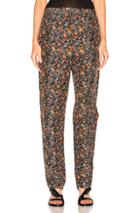 Isabel Marant Roya Pants In Floral,green