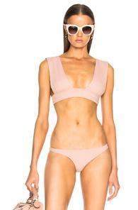 Cali Dreaming Grus Bikini Top In Nude