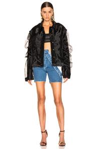 Y/project Organza Jacket In Black