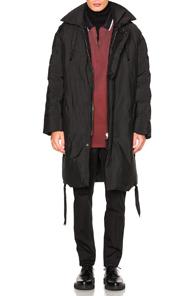 Lanvin Light Tech Down Parka In Black