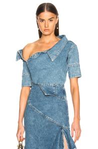 Monse Crop Top In Blue
