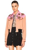 Coach 1941 Western Jacket In Pink,floral