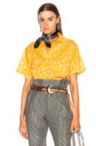 R13 Skater Shirt In Yellow,floral