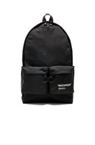 Off-white Quote Backpack In Black