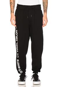 Off-white Virgil Abloh Pants In Black