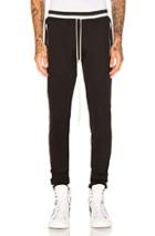 Fear Of God Double Knit Track Pants In Black