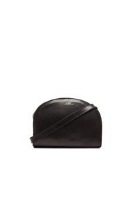 A.p.c. Demi Lune Bag In Black