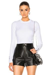 3.1 Phillip Lim Military Rib Pullover In White