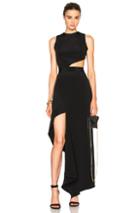 Juan Carlos Obando Fwrd Exclusive Cut Out Dress In Black
