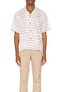 Visvim Ellery Haveli Shirt In Abstract,pink