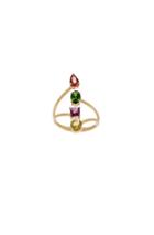 Ileana Makri Diamond End Ring In Metallics