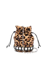 Tomasini Lucile Bag In Brown,animal Print