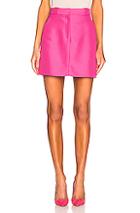 Brandon Maxwell Mini Skirt In Pink