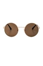 Saint Laurent Sl 136 Zero Sunglasses In Metallics