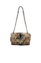Saint Laurent Medium Floral Tapestry Monogram Chain Bag In Floral,neutrals