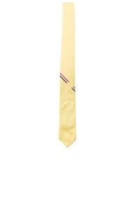 Thom Browne Classic Fish Tie In Yellow