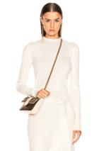 Ag Adriano Goldschmied Quinton Mock Neck Knit In White