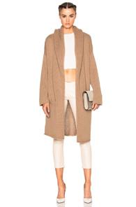 Theperfext Collette Cozy Long Sweater In Brown