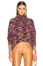 Sies Marjan Parker Turtleneck Sweater In Purple