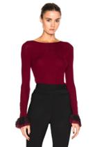 Oscar De La Renta Sweater In Red