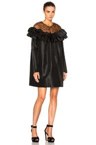 Isa Arfen Ruffle Dress In Black