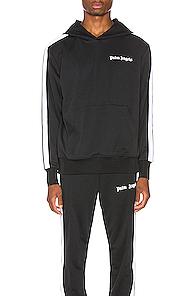 Palm Angels Track Hoodie In Black