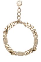Versace Chain Choker In Metallics