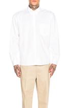 Jacquemus Long Sleeve Simon Shirt In White