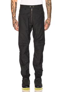 Gmbh Cargo Exposed Zipper Trousers In Blue