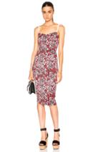Victoria Beckham Piquet Stretch Cami Dress In Pink,floral