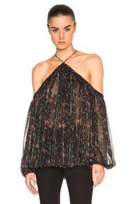 Zimmermann Havoc Suspend Top In Floral,metallics,black