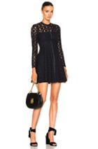 Lover Charlotte Fit And Flare Mini Dress In Blue