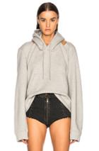 Vetements Misplaced Hoodie In Gray