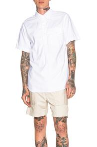 Engineered Garments Popover Button Down In White