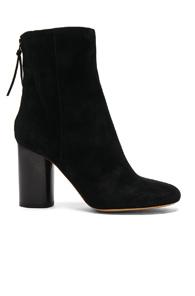 Isabel Marant Garett Velvet Boots In Black