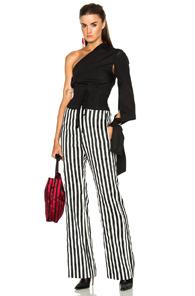 Ann Demeulemeester One Shoulder Shirt In Black
