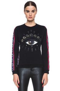 Kenzo Eye Sweatshirt In Black