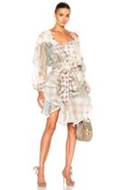 Zimmermann Cavalier Plaid Dress In Checkered & Plaid,green