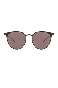 Saint Laurent Sl 202 Sunglasses In Black