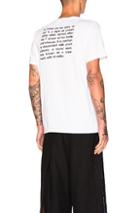 Vetements X Hanes Entry Level Tee In White
