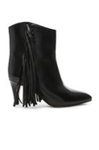 Isabel Marant Leather Dringe Boots In Black
