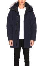 Canada Goose Langford Parka With Coyote Fur Trim In Blue