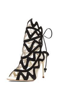 Sophia Webster Mila Suede Sandal In Black