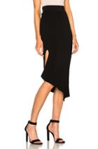 Cushnie Et Ochs Asymmetrical Skirt In Black