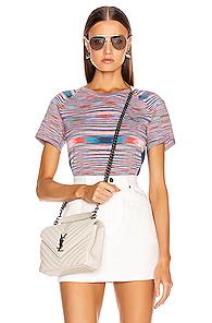 Adidas By Missoni Runners Unite Tee In Blue,orange,stripes