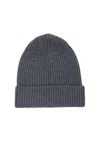 Stella Mccartney Virgin Wool Frills Hat In Gray